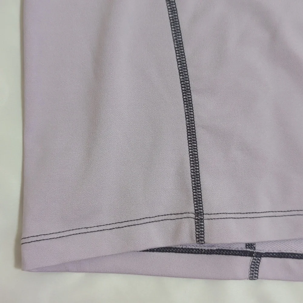 Nike Pro Dri-Fit Mock-Neck Long-Sleeve Top, Color Purple Size L (Kids)